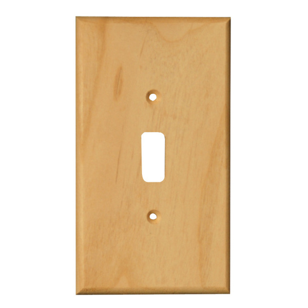 Osborne Wood Products 5 3/8 x 3 1/8 Traditional Toggle Outlet Cover in Cherry 7542C